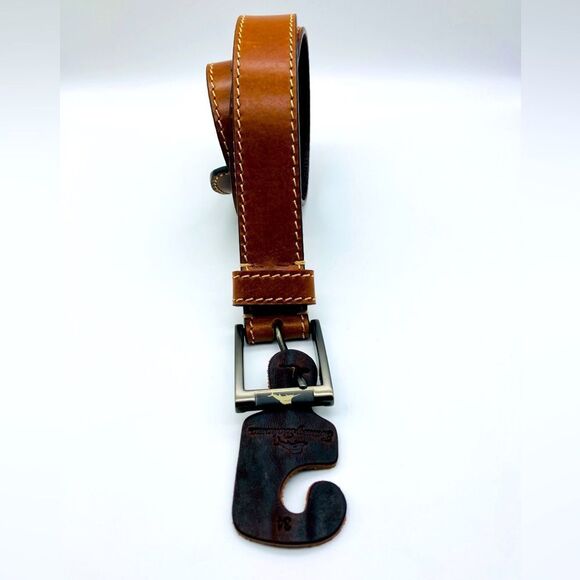 COPY - NWT Tommy Bahama Men’s Genuine Italian Leather Belt Size 34 Made in Italy - Picture 3 of 10